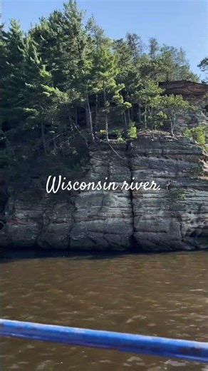 El rio Wisconsin en wisconsin dells.