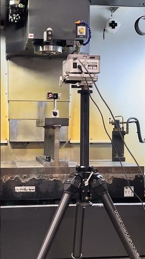 Renishaw laser calibration #cnc #cncmill #machine