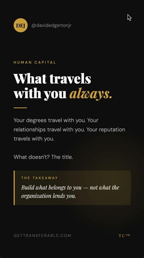 What Travels With You When the Job Is Gone | Human Capital & the Portability Problem