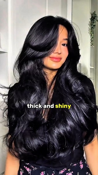 Want Thicker, Shinier Hair? Try This 🎀