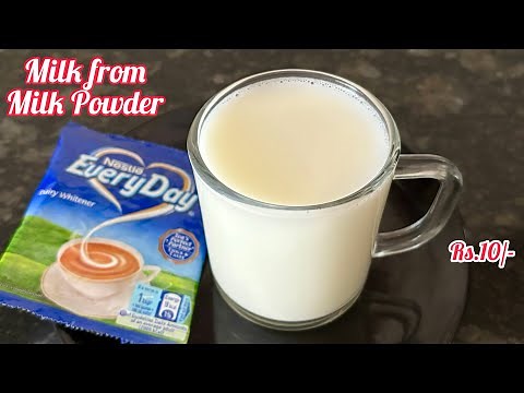Milk from Milk Powder | Nestle EveryDay Dairy Whitener | How to make Milk Powder into Milk ?