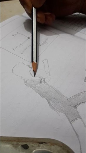 Biomechanics Explained with Sketching | Force Diagram + Human Movement | Physiotherapy Notes