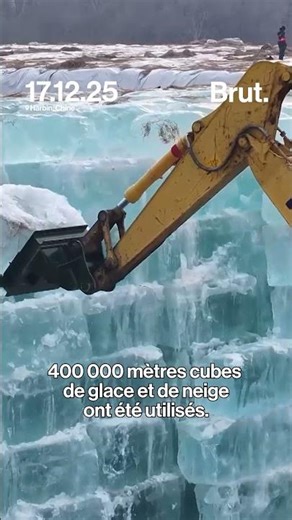 Une "ville de glace" géante a ouvert ses portes en Chine