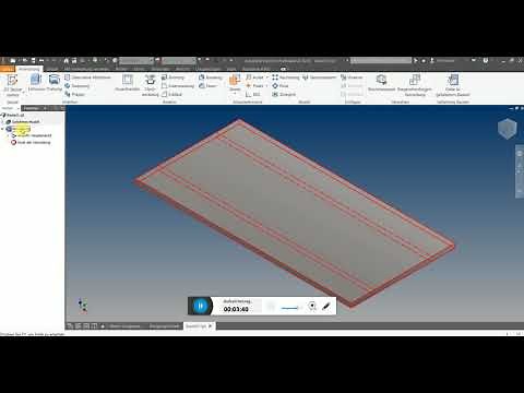 Inventor Tutorial 29 - Blechabwicklungen als dxf für Autocad speichern
