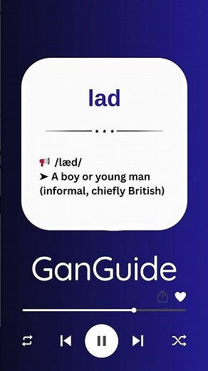 C1 English Word: LAD | Meaning & Pronunciation