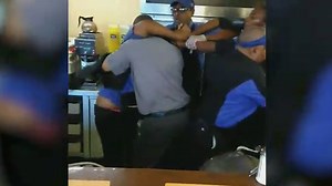 Brawl breaks out between employees at Waffle House (VIDEO)