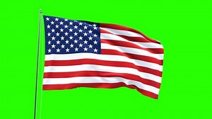 American Flag Waving On Green Screen Stock Footage Video (100% Royalty-free) 1101113947 | Shutterstock