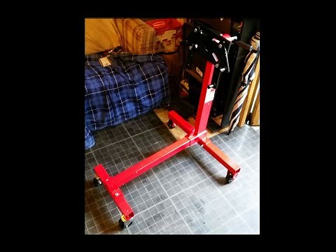 How to assemble an engine stand