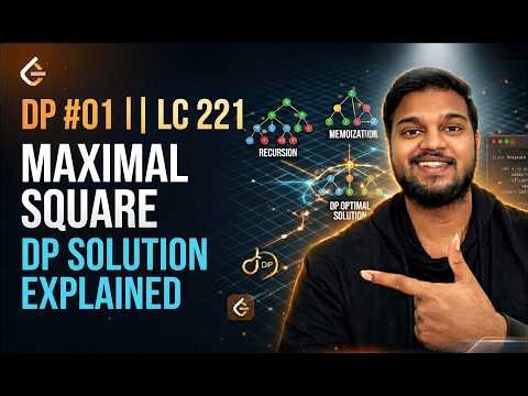 DP #01 - Maximal Square | leetcode - 221
