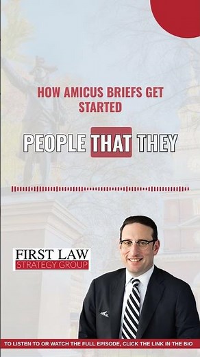 How Amicus Briefs Get Started