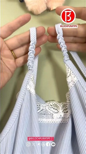 How to Shorten Long Shoulder Straps – Easy, Neat & Stylish Sewing Tutorial