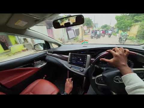 Toyota innova crysta pov drive asmr in city traffic almost crashed 🥵❤️😔