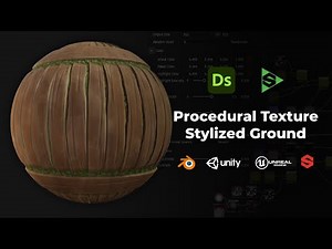 Wood Planks Stylized Texture sbs/sbsar Substance Designer