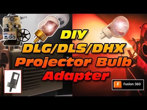 DIY DLG/DLS/DHX Projector Bulb Adapter