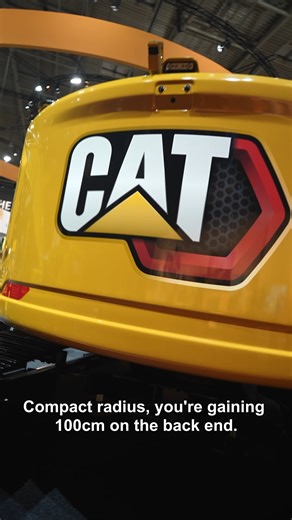 74K views · 1.1K reactions | 3 things to know about the 325 CR: 1) gain 100 cm on the back end 2) variable angle boom 3) TRS attachment integration #Catbauma #bauma2025 https://bit.ly/3ErWeN0 | Cat Construction | Facebook