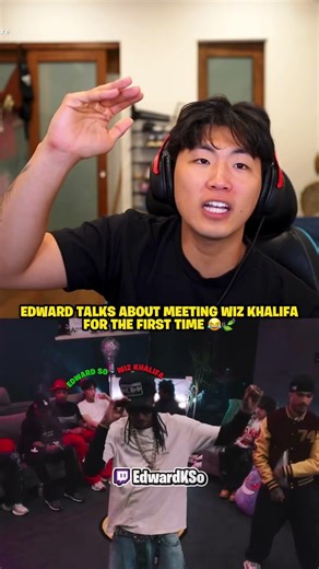 Edward talks about meeting Wiz Khalifa for the first time 😂🍃