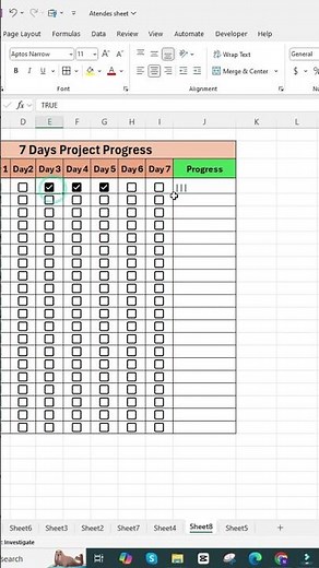 Create a Project Tracker in EXCEL | Excel Tips & Tricks