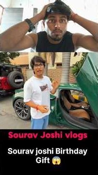 Sourav joshi Supar car gift 😱 #souravjoshivlogs #souravjoshi #gift #viralvideos #mechanic #car