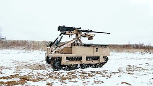Ukraine Approves New Droid Fighter Robot With Mounted Machine Gun