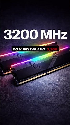 STOP. Your 3200MHz RAM Is Running at 2133MHz #xmp #ram #pcbuild