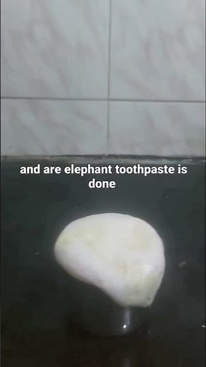 experiment how to make elephant toothpaste at home easily