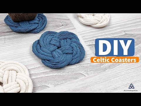 DIY Macrame Celtic Coaster | 1 Cord Only