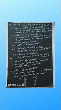 Class 12 Chemistry | Chemical Kinetics Factors Affecting Rate of Reaction Full Marks Explained