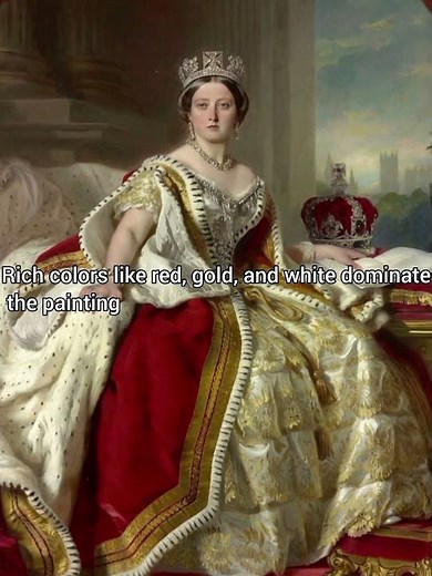"The Royal Power of Queen Victoria 👑 | Stunning 19th Century Portrait Explained" ll#shorts