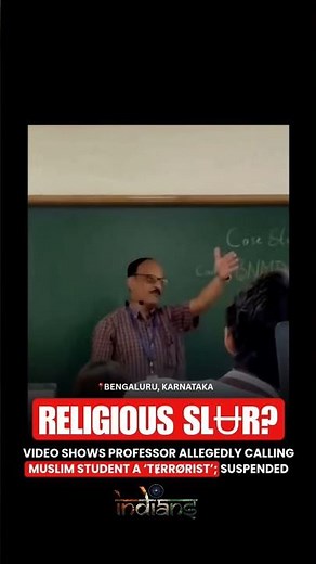 Prof Dr Muralidhar Deshpande is heard hurling offensive language at a student #banglore #karnataka