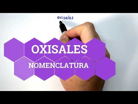 OXISALES O SALES TERNARIAS NOMENCLATURA