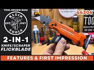Klein FlickBlade Scraper/Knife Combo - Better Than Toughbuilt?