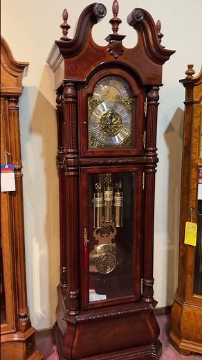 The last JH Miller Grandfather Clock sold at the factory today. #champsclockshop #howardmiller