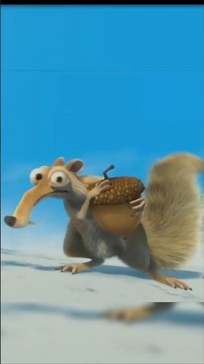 The most chaotic squirrel in Ice Age 🐿️