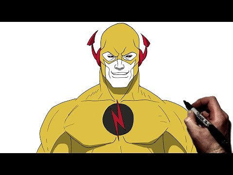 How To Draw Reverse Flash | Step By Step | DC
