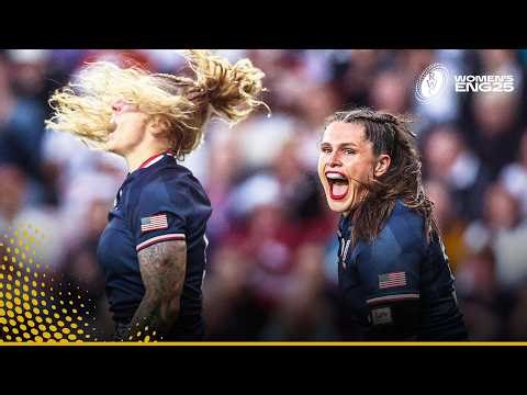 OUTRAGEOUS try from a second-row | Erica Jarrell-Searcy | England v USA | Rugby World Cup 2025