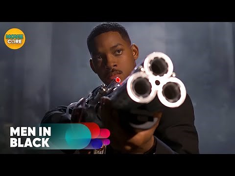 J (Will Smith) Fights The Alien Cockroach | Men In Black | MovieCore