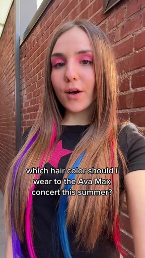 come join me at the ava max concert this summer ☀️ ticket link in bio! | Hair Color