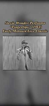 Stevie Wonder Performs “Fingertips” (1964) – Early Motown Live Classic