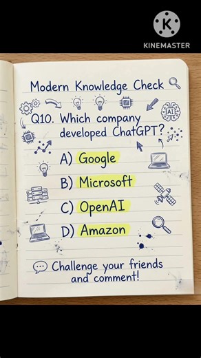 Modern Knowledge Check#TechKnowledge #AI #ChatGPT #Innovation