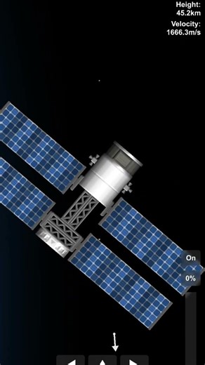 "Deployed 2 satellite at Once in space flight simulator!"#spaceflightsimulator #space #spacex #iss