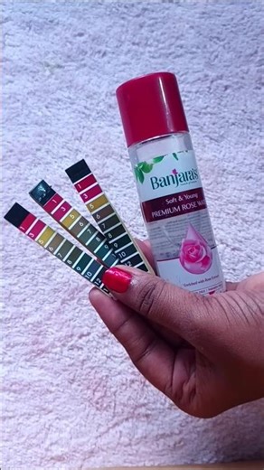 #shorts#Rose water ph test #youtubeshorts#trendingshorts#viral#ph test#beauty tips