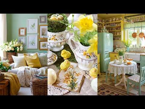 Why Butter Yellow and Sage Are the Perfect Farmhouse Spring Color Pairing | Cozy Country Decor Ideas