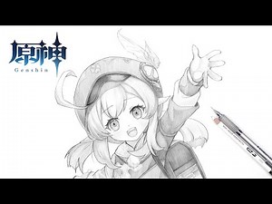game | Drawing | Genshin Impact | How to draw Klee | 如何畫可莉 | 原神 | 動漫 | 遊戲 | 畫畫 | 教學