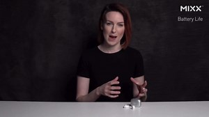 MIXX StreamBuds Custom 1 True Wireless Earbuds – 24hr Battery, Touch Controls, App EQ, Digital Display, Hands-Free Calling, Quick Charge – Zinc Alloy Case, Bluetooth 5.3, 3 Sizes - White