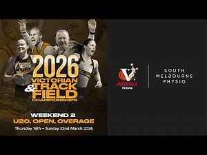 2026 South Melbourne Physio Open Track & Field Championships (Saturday)