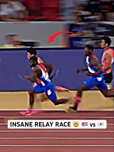 Track team USA vs Japan 4x1 relay 2022 Noah Lyles #track #trackandfield #sports #noahlyles #100m