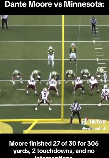 What’s a good Dante Moore comp? Stroud? Daniels? Let me know. #dantemoore #nfldraft #collegefootball #nfl #fyp