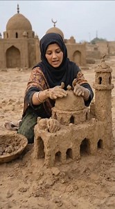 Allah ka Ghar Apne hathon se banaa Rahi hoo 🕋❤️🤲 #ytshort