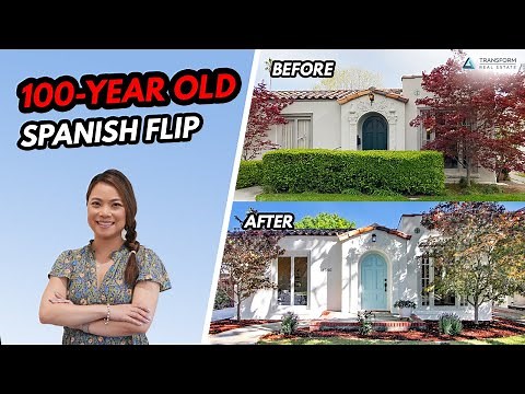 100 Year Old House Flip Before and After - Spanish Home Tour, Spanish Home Remodel Before and After