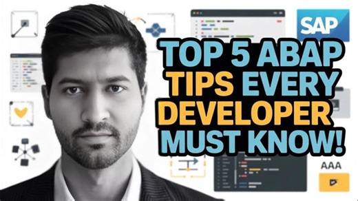 Top 5 ABAP Tips Every Developer MUST Know | Boost Your SAP Skills Fast